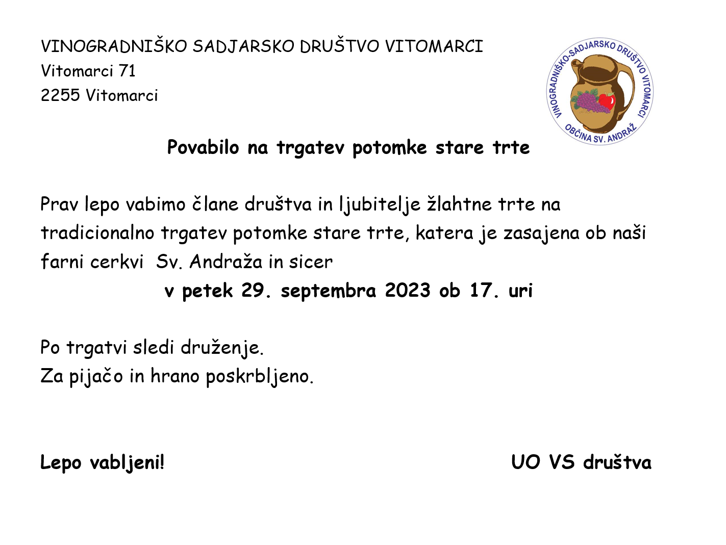 TRGATEV POTOMKE STARE TRTE 29.9.2023